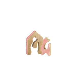 Decoratie Zaume Mangohout Meerkleurig