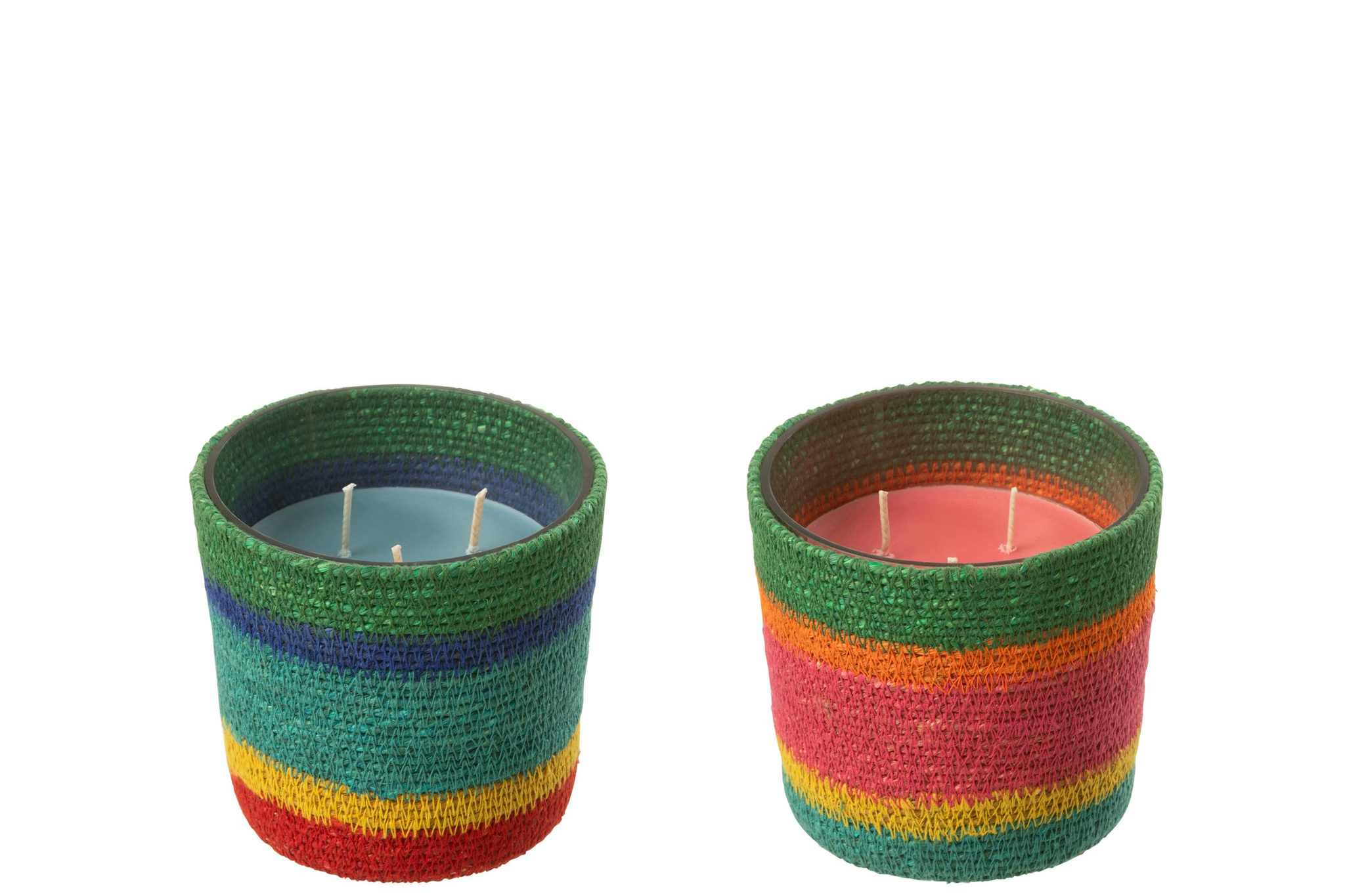 Geurkaars Skaunin Glas Meerkleurig - Set van 2