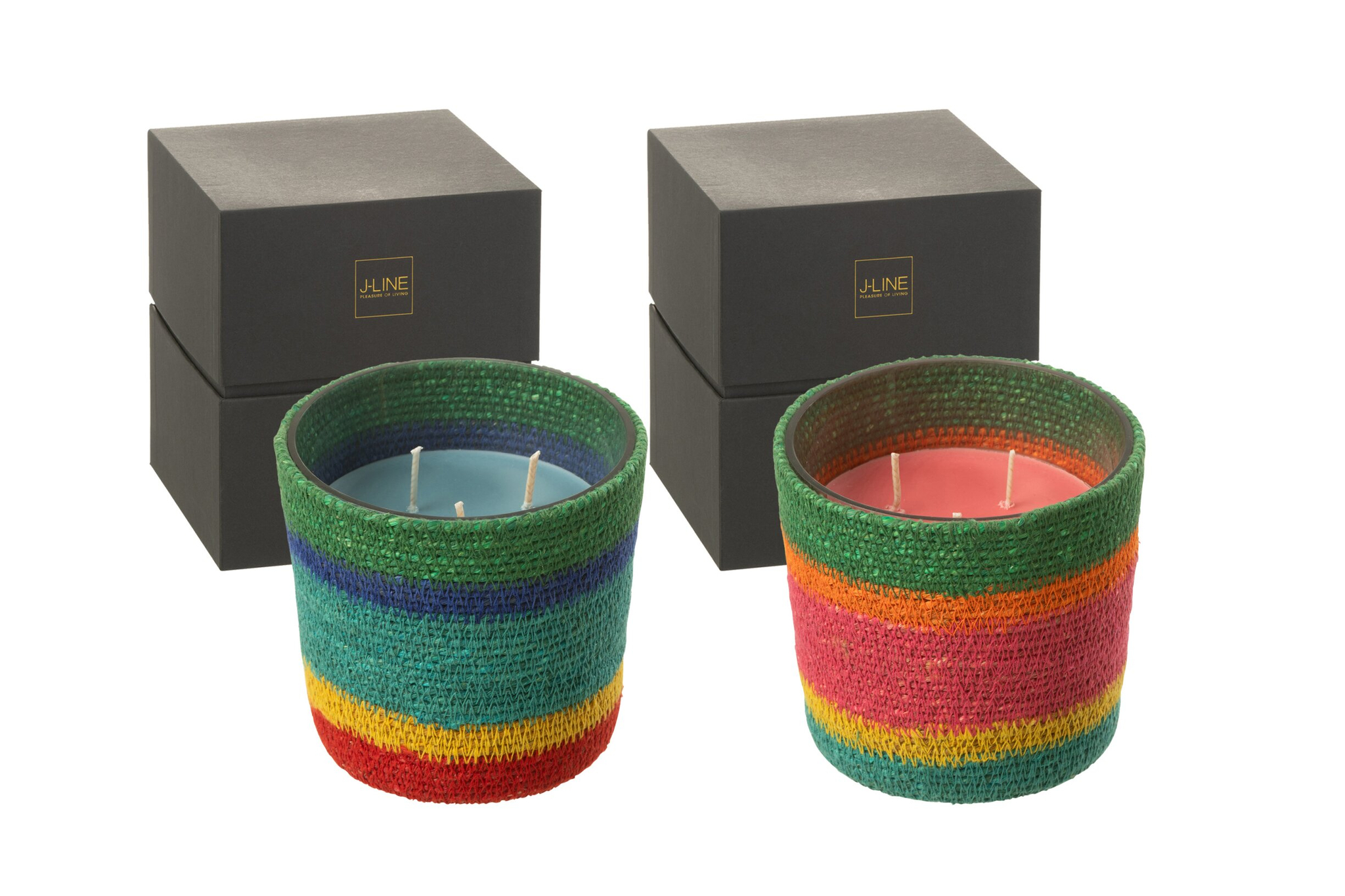 Geurkaars Skaunin Glas Meerkleurig - Set van 2 - Afbeelding 6