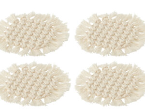 Onderzetter Baunno Polyester Beige - Set van 4