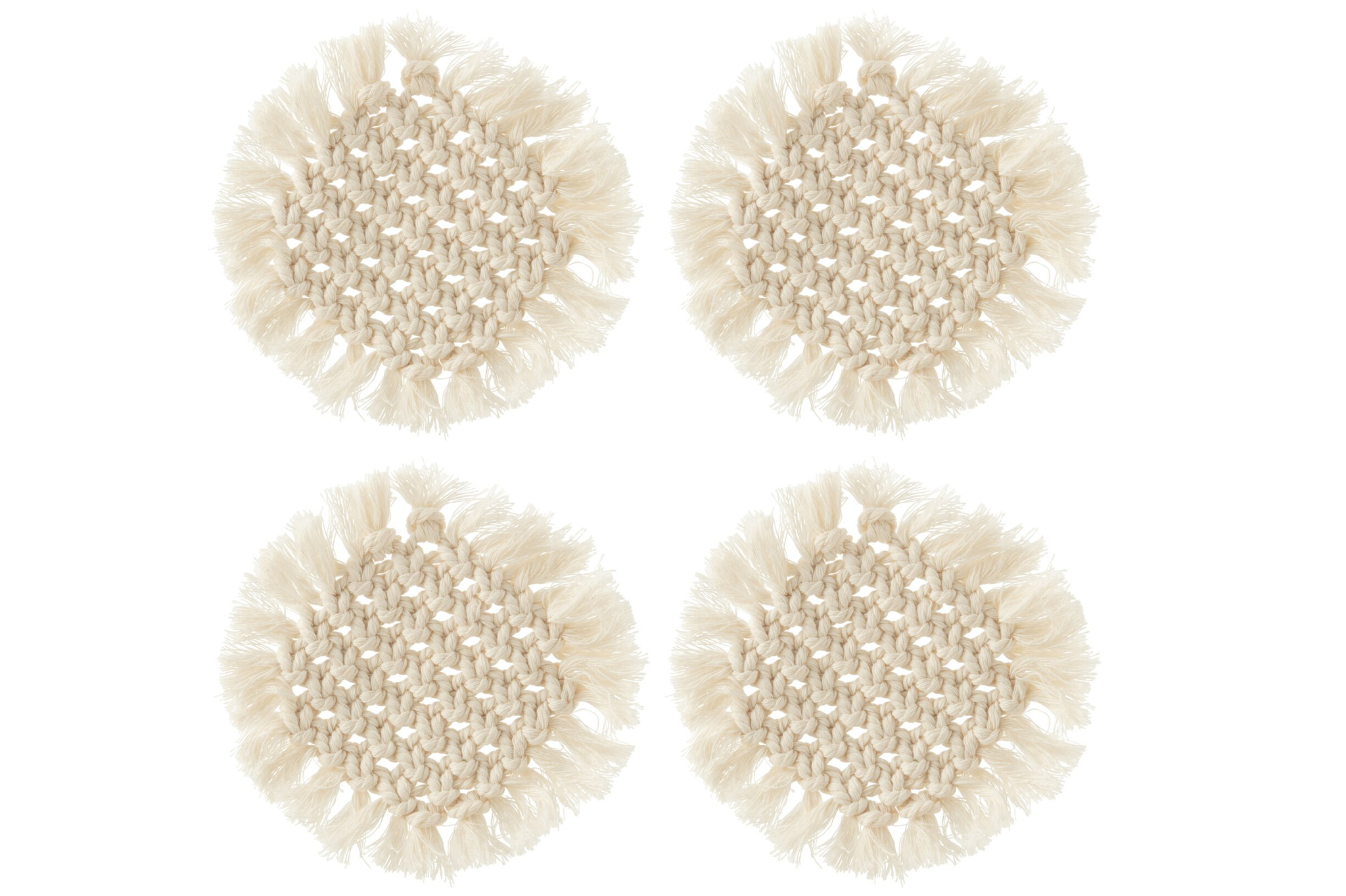 Onderzetter Baunno Polyester Beige - Set van 4 - Afbeelding 2
