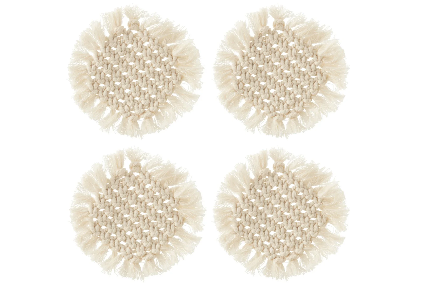 Onderzetter Baunno Polyester Beige - Set van 4 - Afbeelding 2