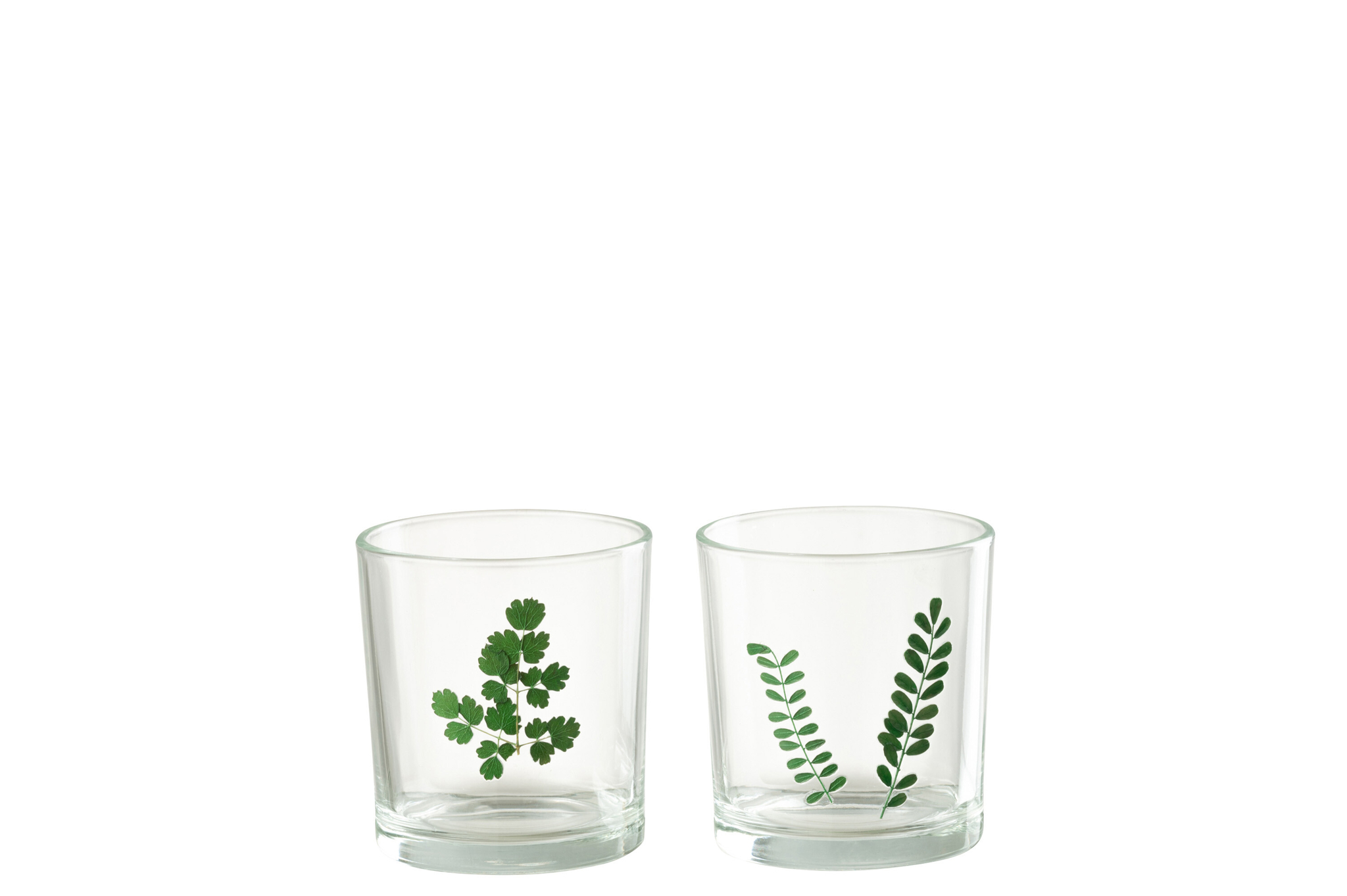 Waxinelichthouder Raubond Glas Meerkleurig - Set van 2 - Afbeelding 4