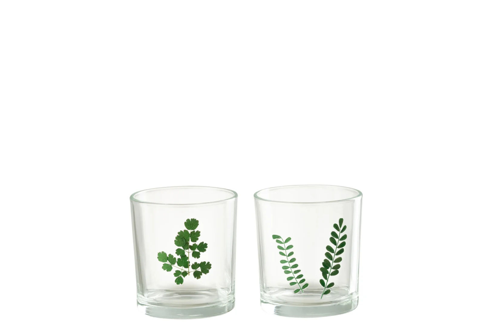 Waxinelichthouder Raubond Glas Meerkleurig - Set van 2 - Afbeelding 4