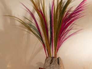 Kunstbloem Reendum Gras Roze