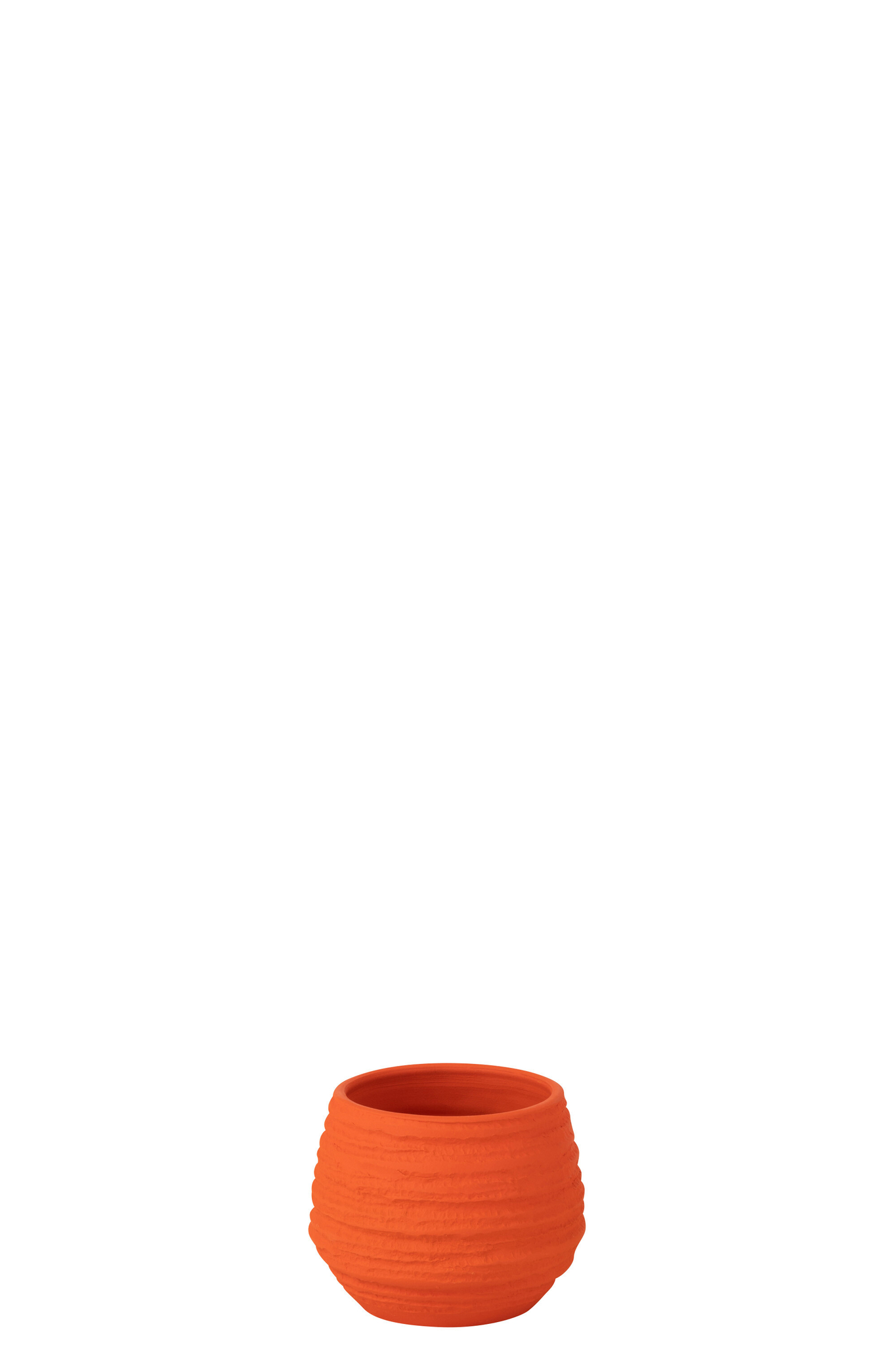 Bloempot Zaudaro Keramiek Oranje H14 cm - Afbeelding 3