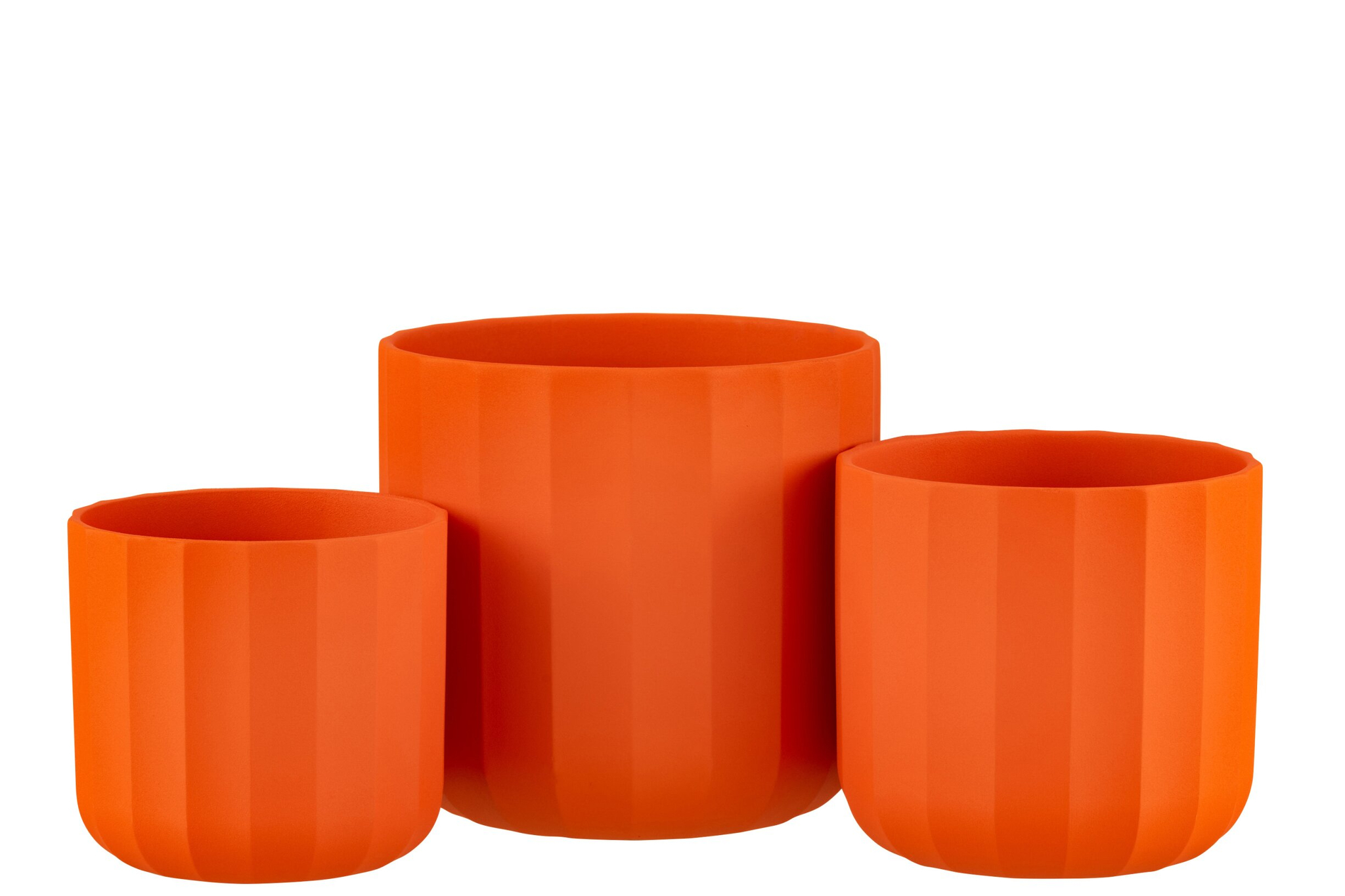 Bloempot Raukil Keramiek Oranje H18 cm