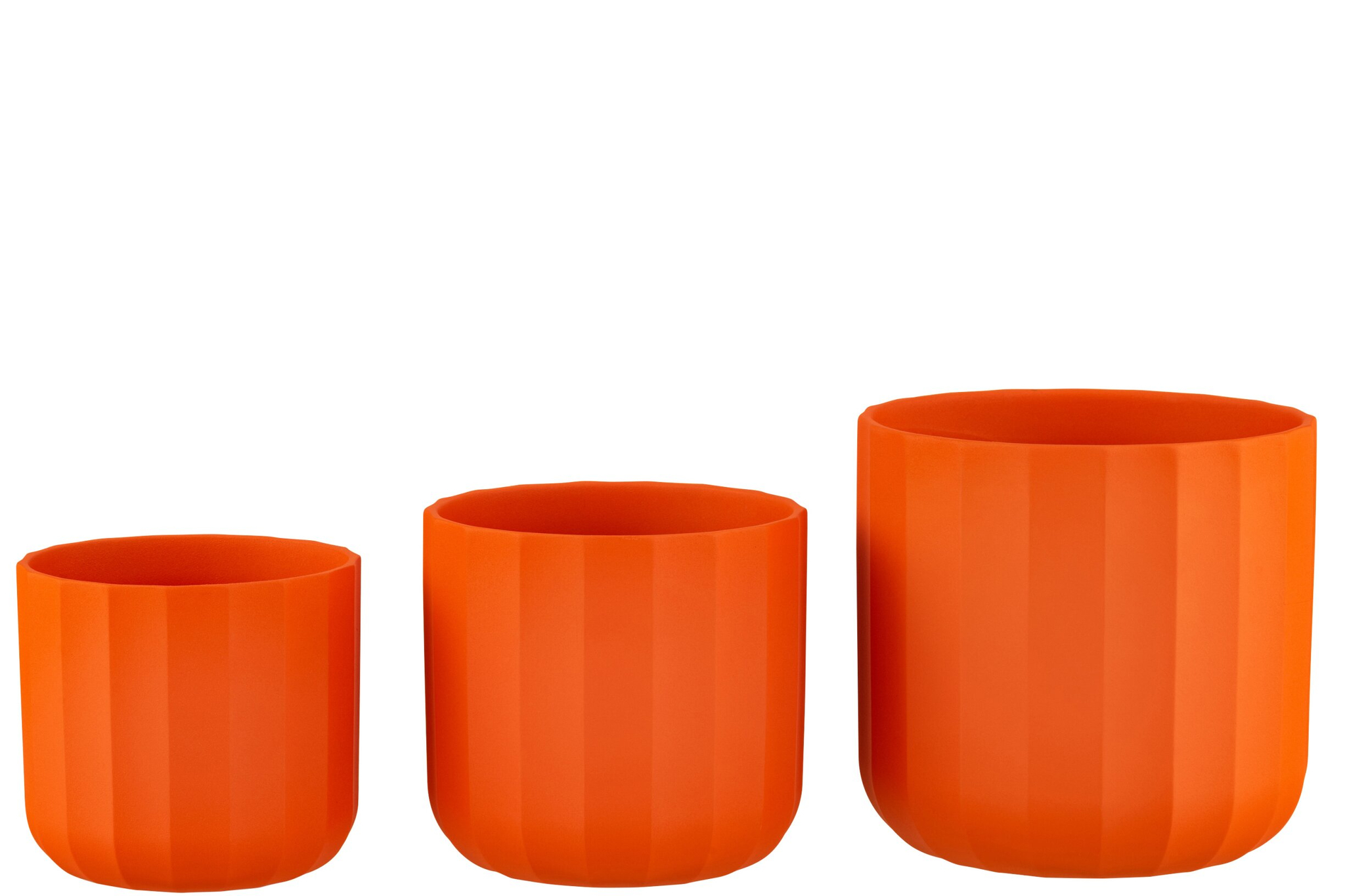 Bloempot Raukil Keramiek Oranje H18 cm - Afbeelding 2