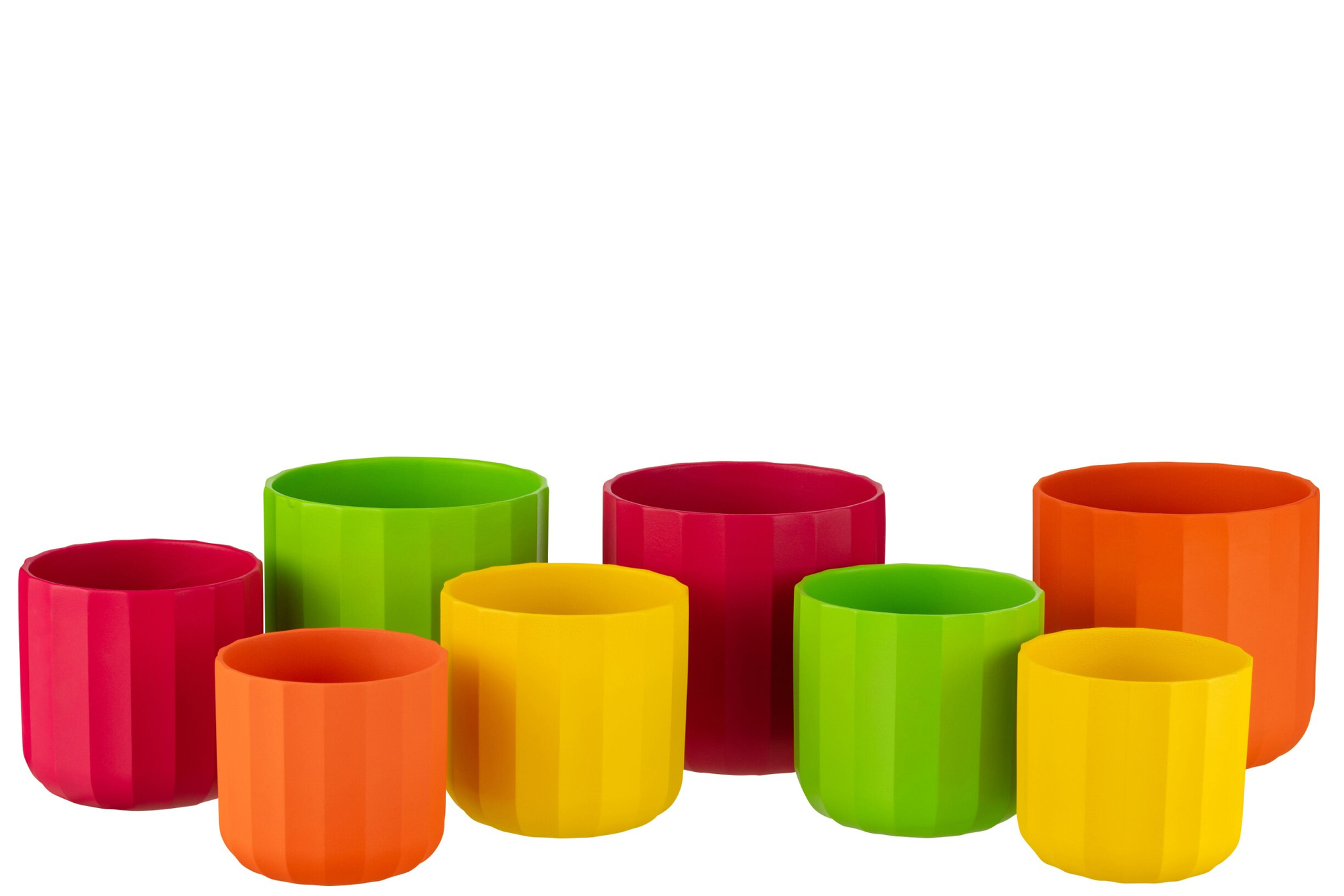 Bloempot Feerwerd Keramiek Roze H18 cm - Afbeelding 3