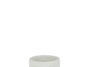 Bloempot Beenu Beton Wit H17,5 cm
