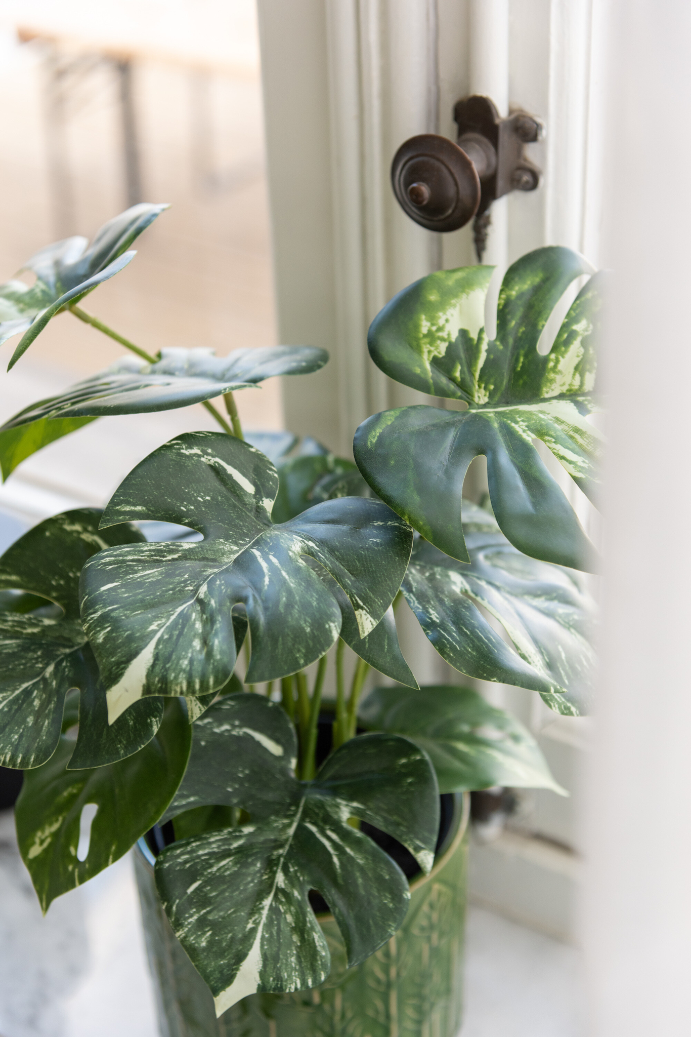 Kunstplant Vieva Polyethyleen Groen H43 cm