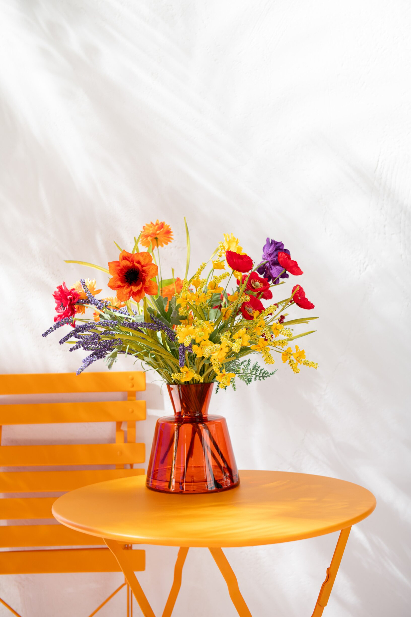 Kunsttak Dovar Polyester Rood - Afbeelding 2