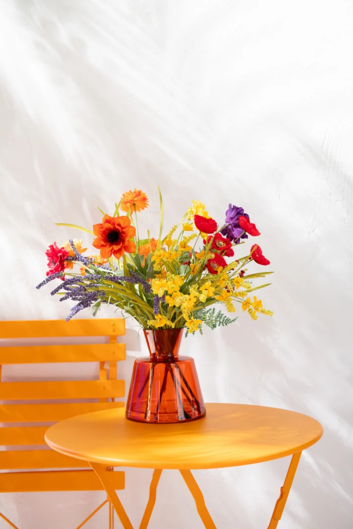 Kunsttak Dovar Polyester Rood - Afbeelding 2