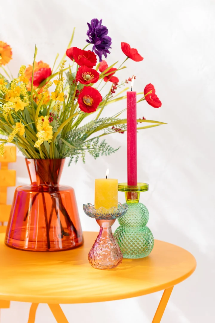 Kunsttak Dovar Polyester Rood - Afbeelding 3