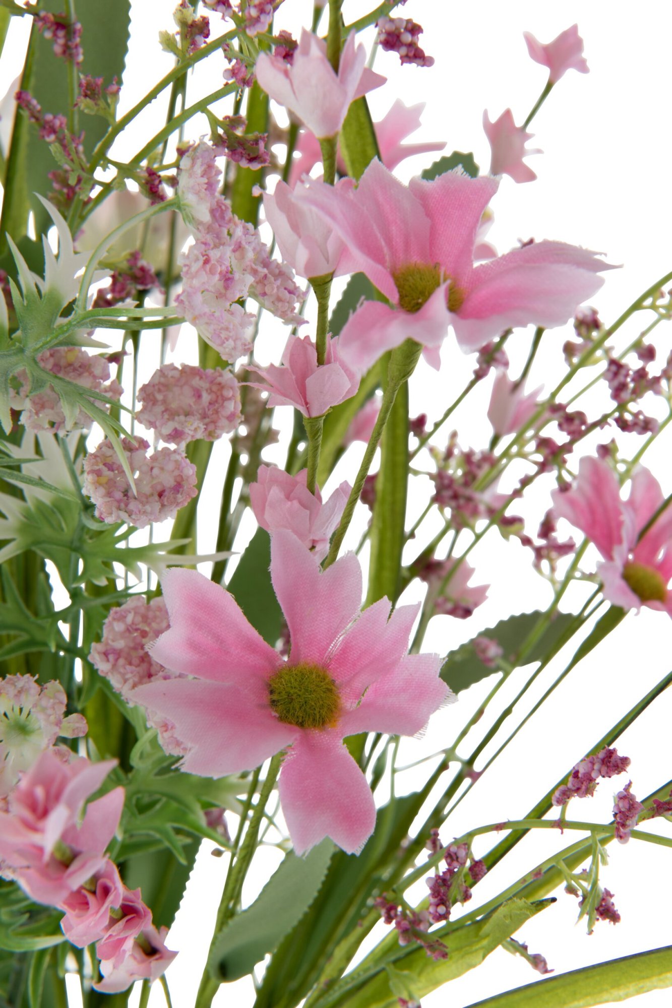 Kunstbloem Faustek Polyester Roze - Afbeelding 3
