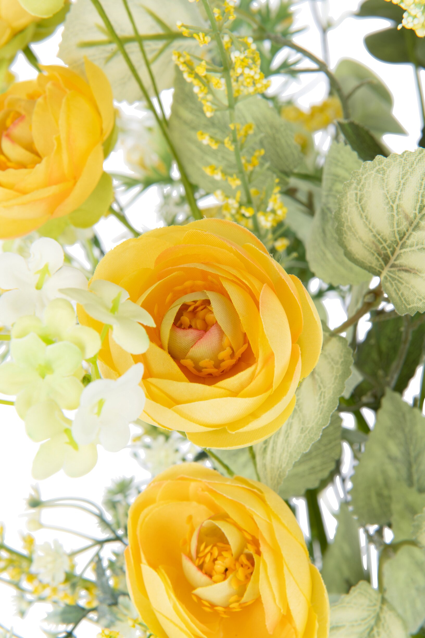 Kunstbloem Hauman Polyester Geel