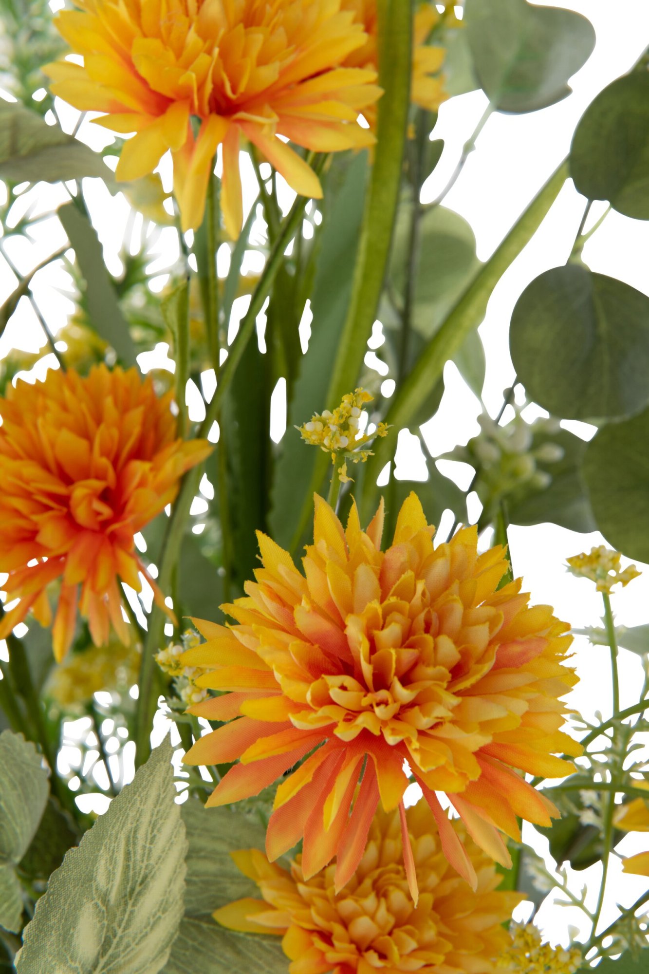 Kunstbloem Hauman Polyester Geel - Afbeelding 2