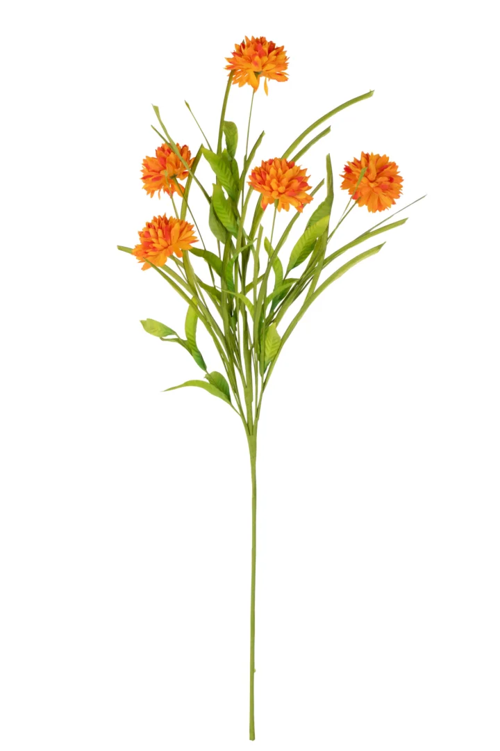 Kunstbloem Tunsand Polyester Oranje - Afbeelding 3