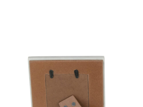 Fotolijst Proorni Marmer Wit achterzijde, wit marmerlook, MDF en glas, geschikt voor 10 x 15 cm foto’s