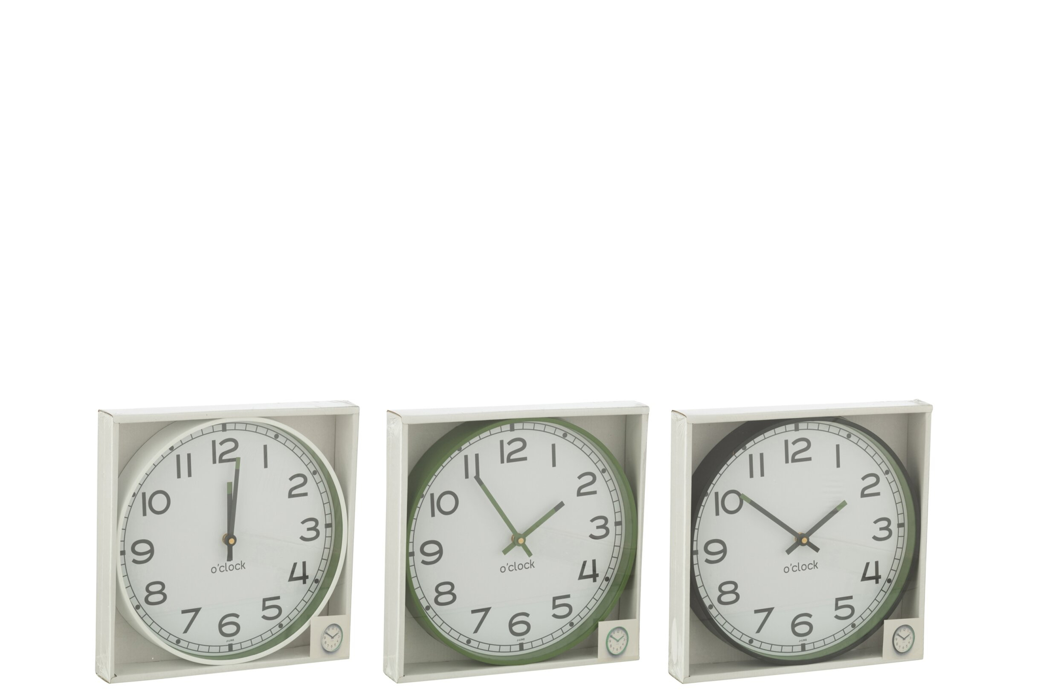 Wandklok Siestone Meerkleurig - Set van 3