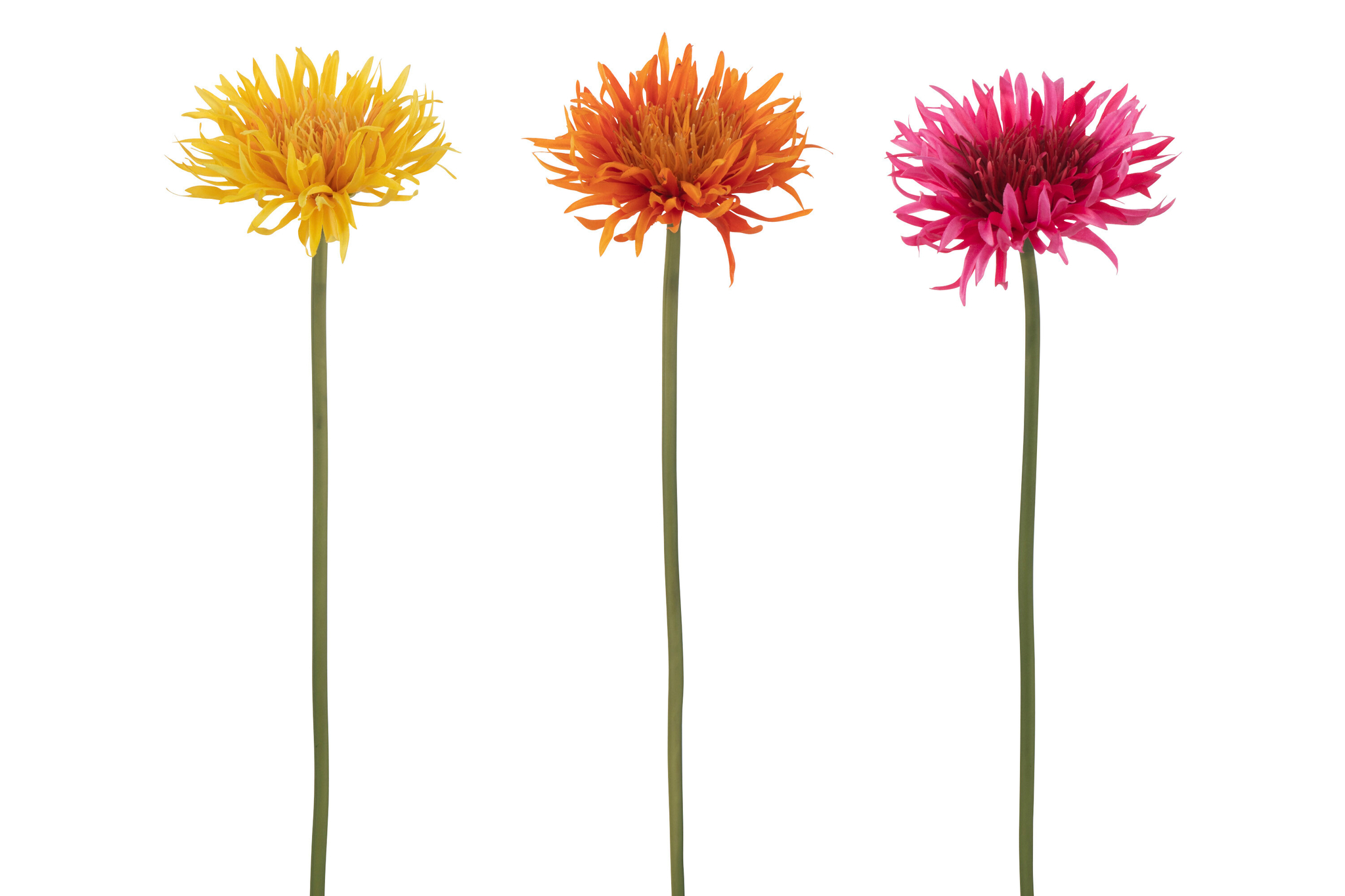 Kunstbloem Caldella Polyester Meerkleurig - Set van 3