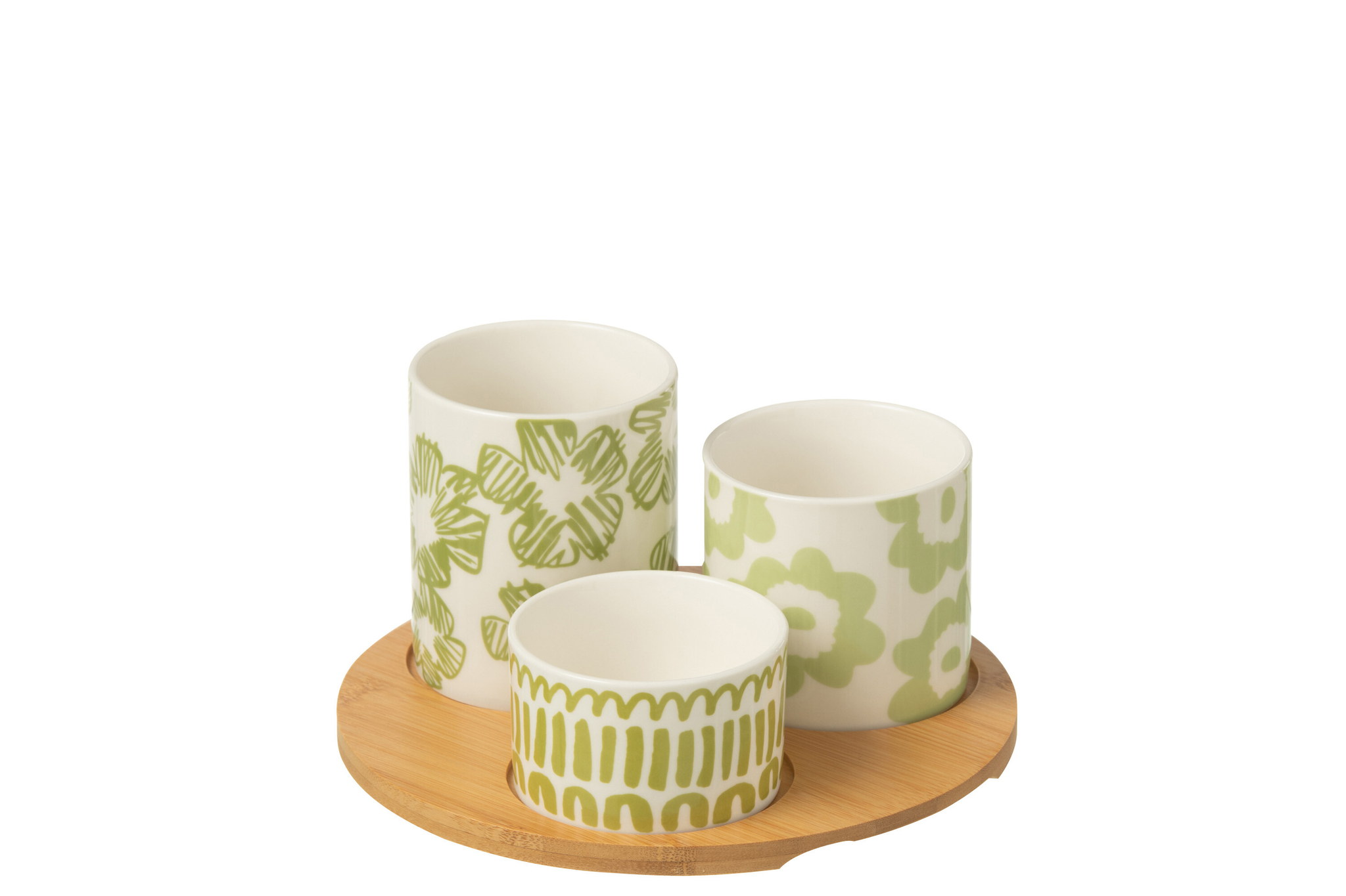 Serveerplank Taardero Keramiek Groen - Set van 3 - Afbeelding 6