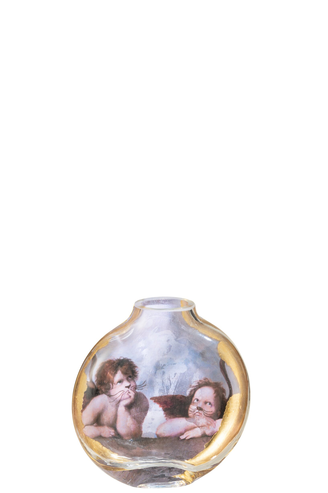 Vaas Tumor Glas Meerkleurig H15 cm