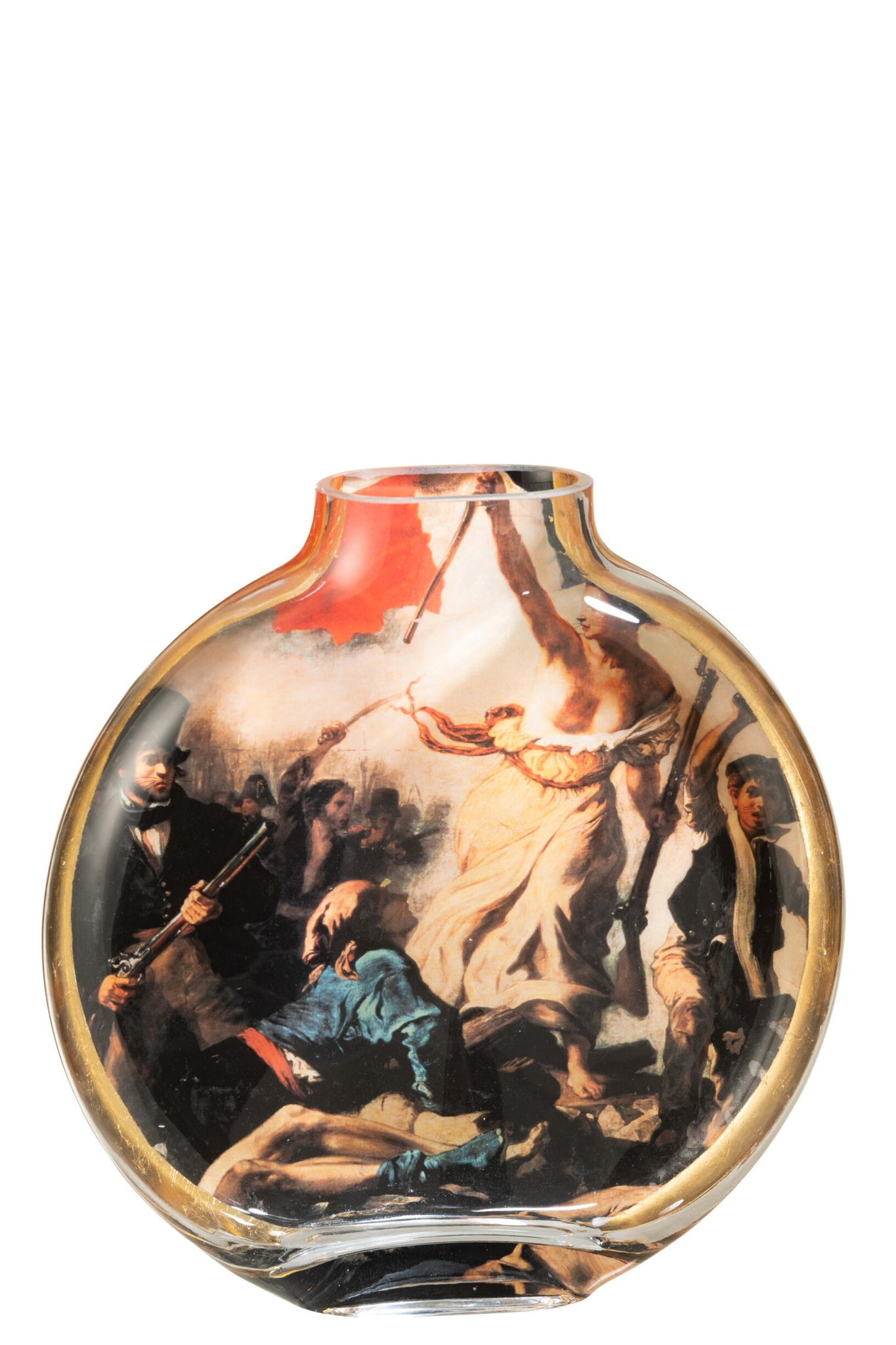 Vaas Keestin Glas Meerkleurig H25 cm