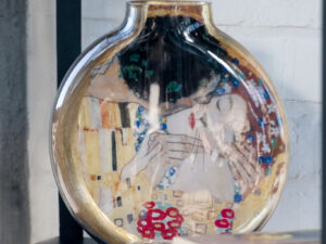 Vaas Stumak Glas Meerkleurig H25 cm