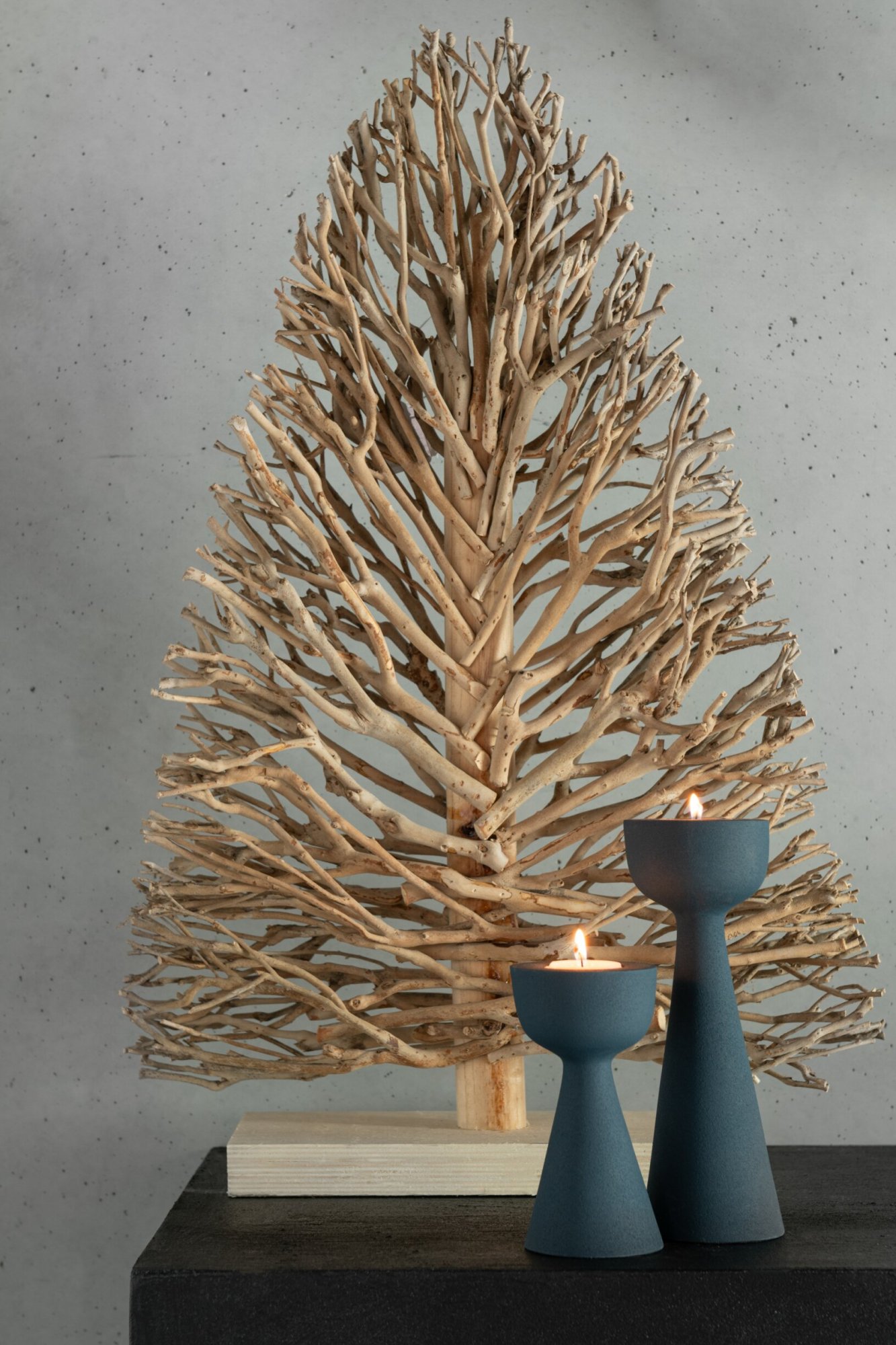 Kunstboom Foolvund Hout Naturel H70 cm