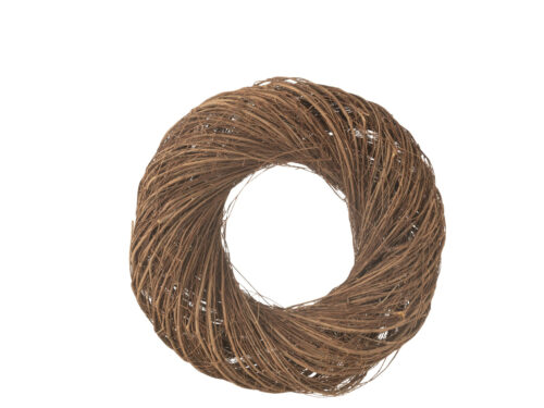 Krans Stollura Hout Naturel van gevlochten wilgentenen met rustieke, natuurlijke uitstraling