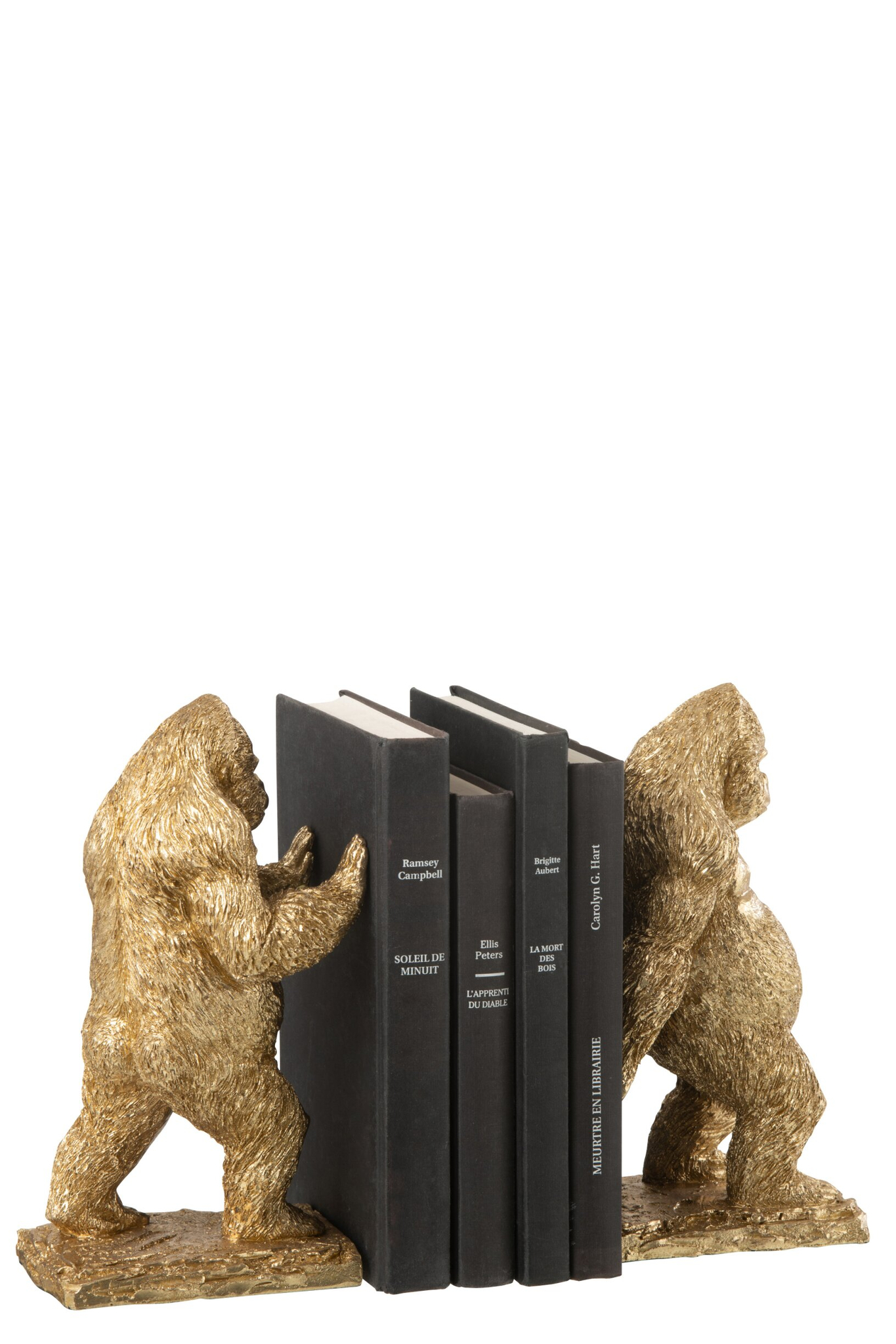 Boekensteun Rurnoro Polyresin Goud - Set van 2 - Afbeelding 3