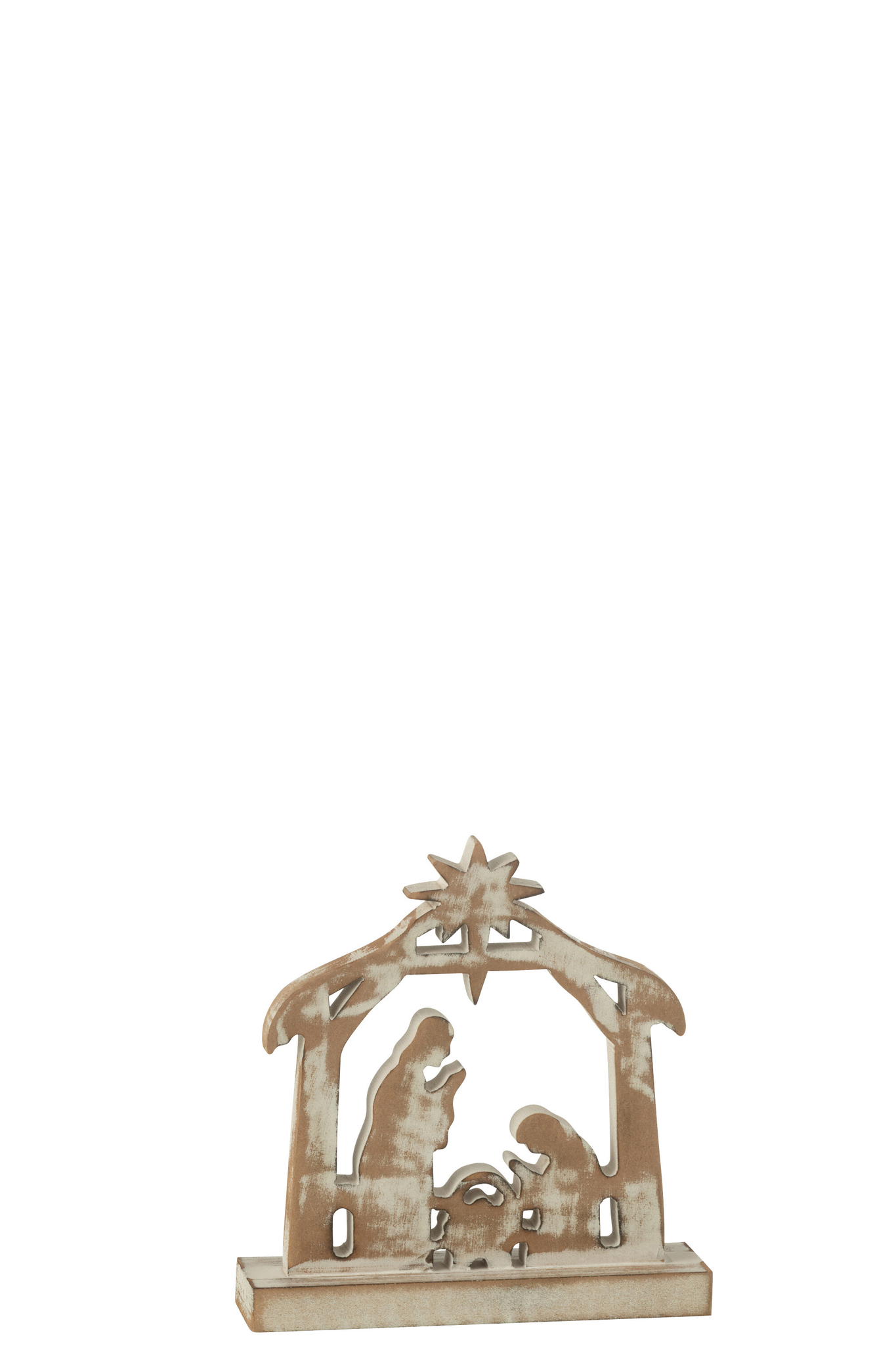 Kerststal Callia Mangohout Naturel