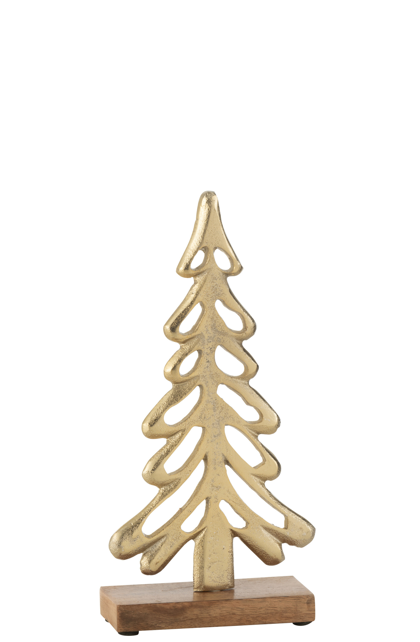 Kunstboom Kony Aluminium Goud H26 cm - Afbeelding 2