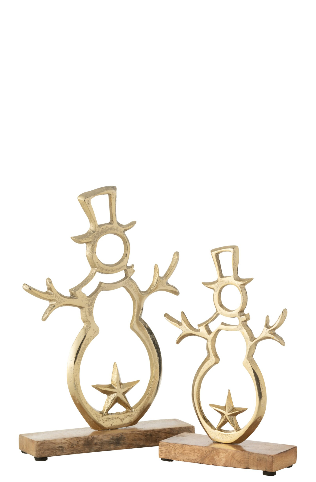 Decoratiefiguur Kitello Aluminium Goud H26 cm