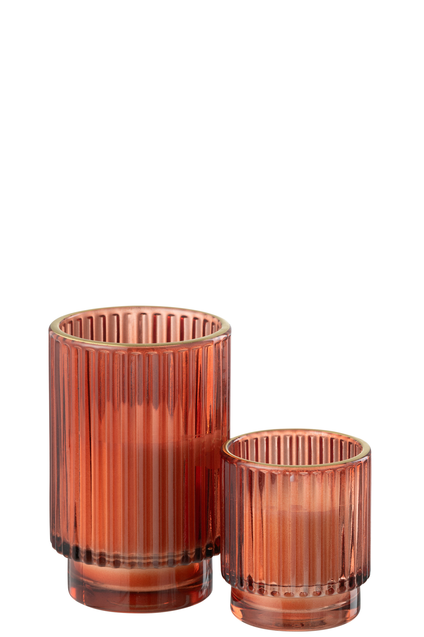 Geurkaars Dingle Glas Rood - Afbeelding 2
