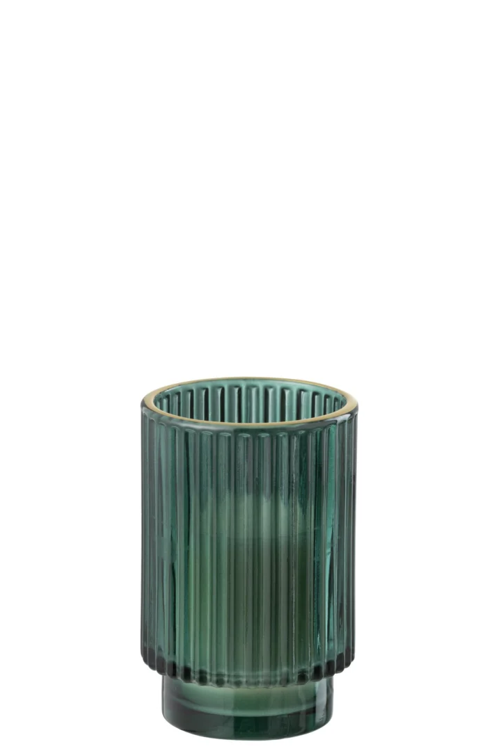 Geurkaars Sinnane Glas Groen - Afbeelding 4