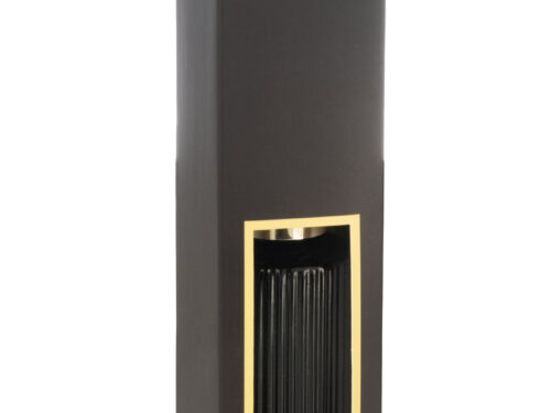 Geurolie Pristes in donkergroen glas, compacte woonaccessoire met Cederbries geur