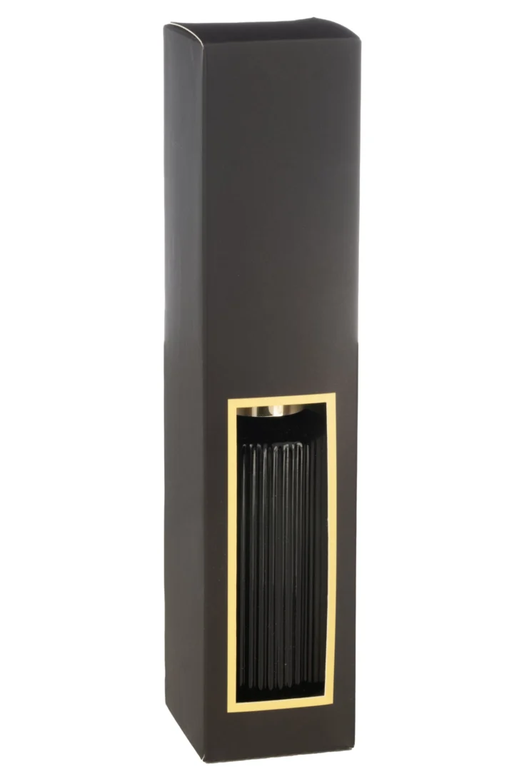 Geurolie Pristes in donkergroen glas, compacte woonaccessoire met Cederbries geur