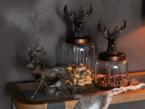 Beeld Soonsira Polyresin Bruin H24 cm