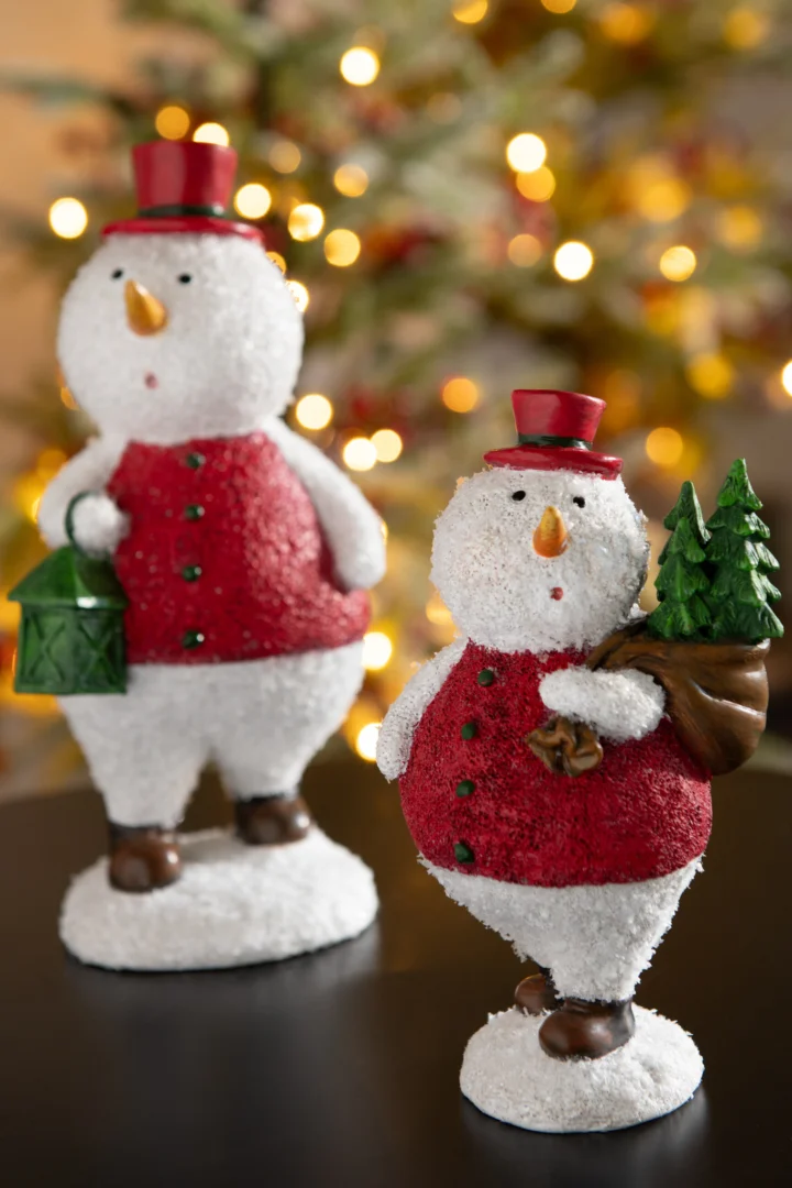 Windlicht Skernine Polyresin Meerkleurig H18 cm - Set van 2 - Afbeelding 2