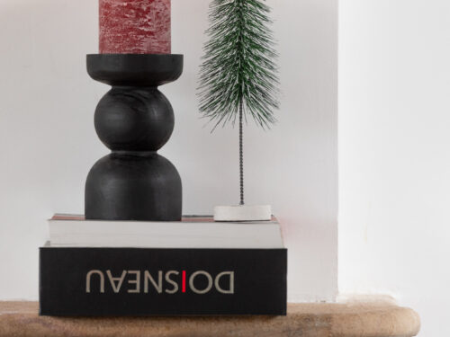 Kerstboom Proosser kunstof groen H35 cm, slanke kunstkerstboom voor dressoir of vensterbank