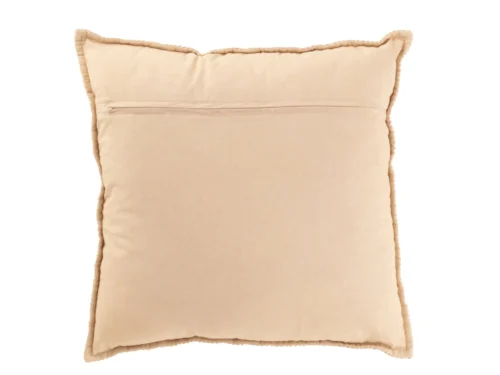 Kussen Taste beige 45 x 45 cm met rustige uitstraling en subtiele ruffle afwerking
