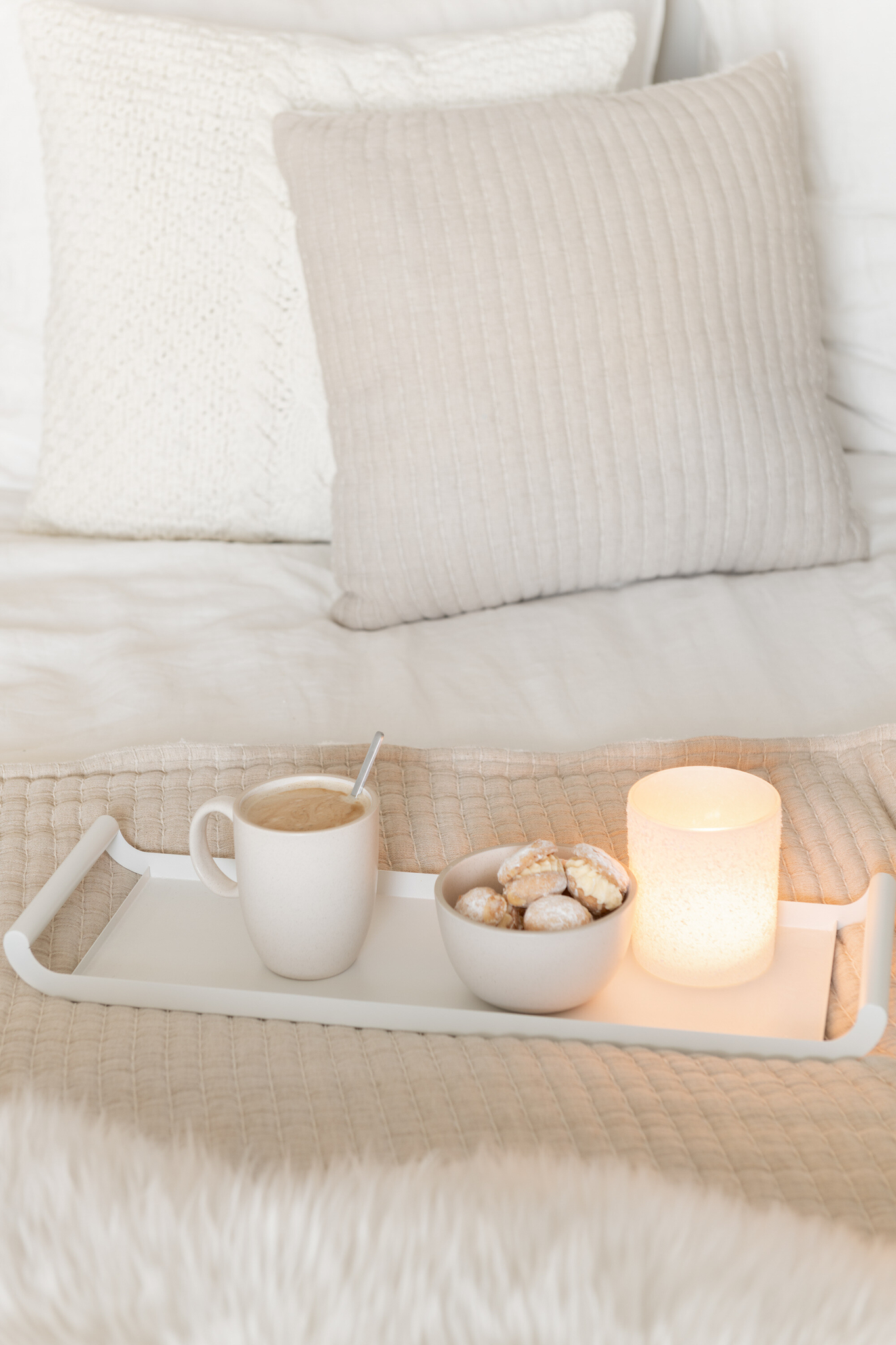 Kussen Landond Beige 45x45 cm - Afbeelding 2