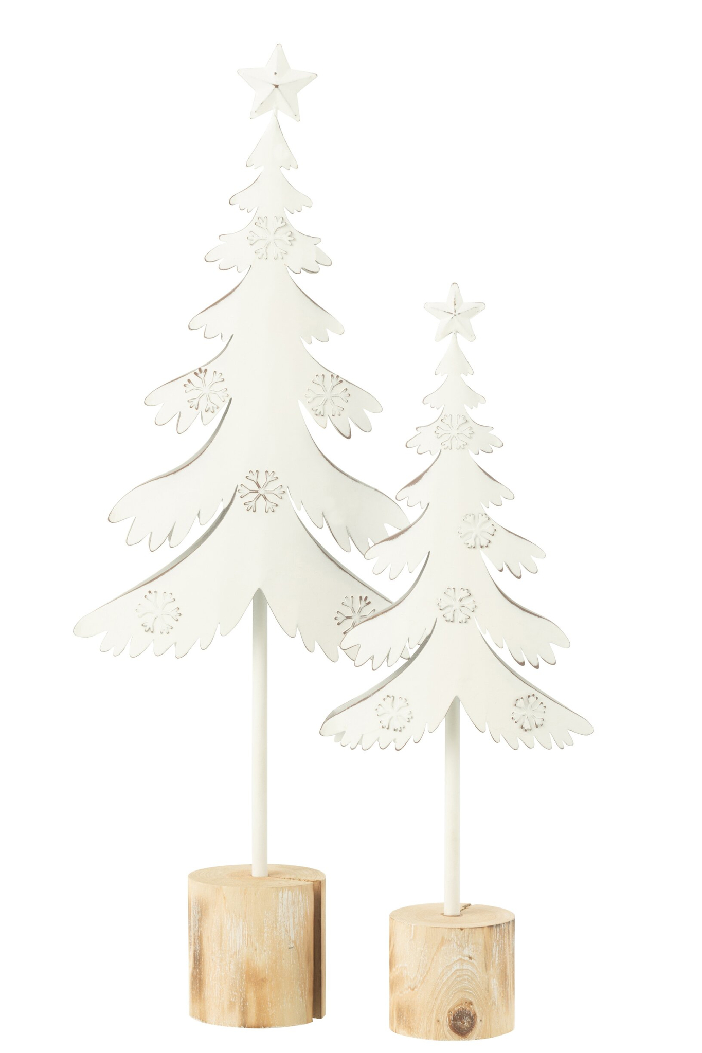 Kerstboom Fokero Metaal Wit H52 cm - Afbeelding 2