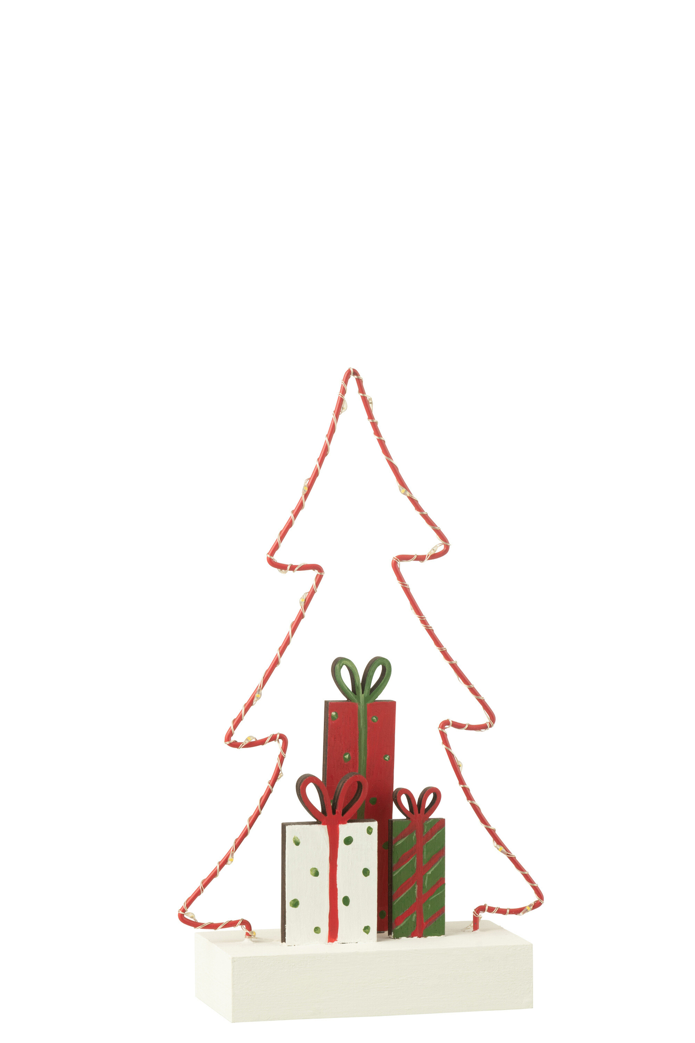 Kerstboom Maatek Hout Meerkleurig H25 cm