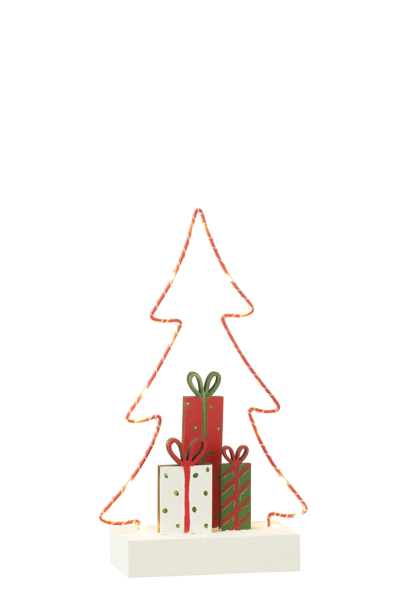 Kerstboom Maatek Hout Meerkleurig H25 cm - Afbeelding 4