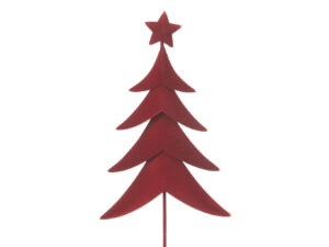 Kerstboom Staamonte Metaal Rood H40 cm