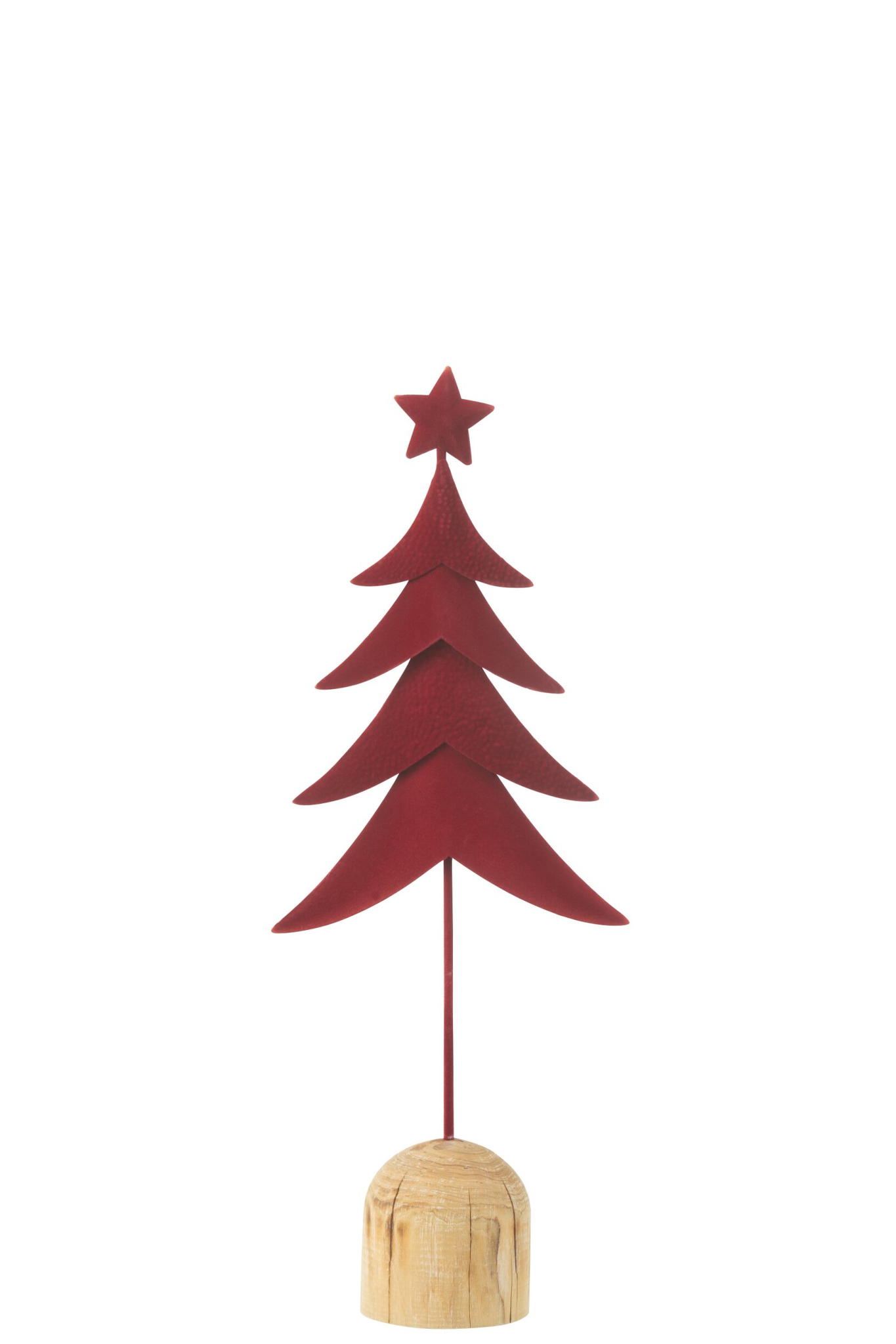 Kerstboom Staamonte Metaal Rood H40 cm