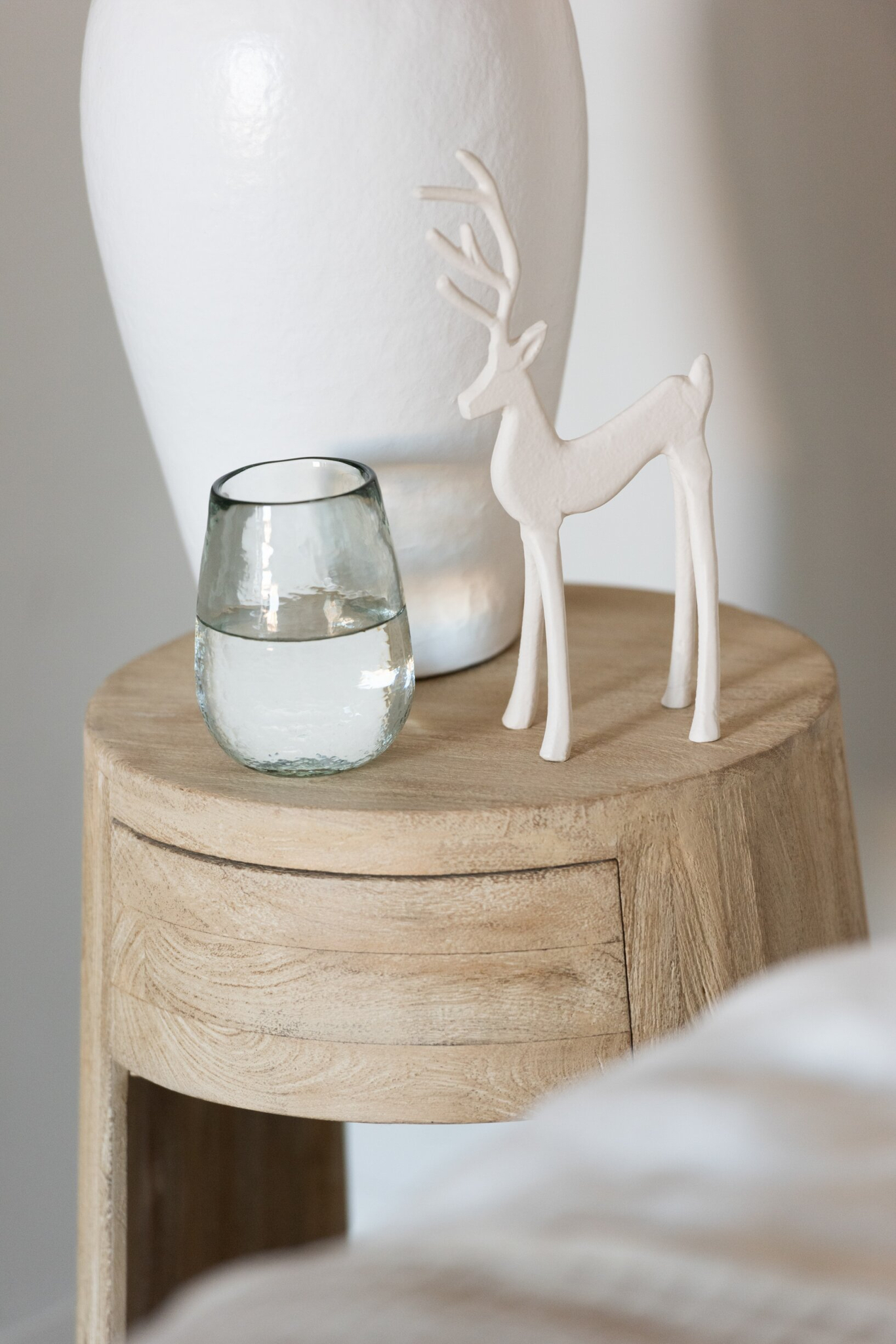 Decoratiefiguur Vallero Aluminium Wit H18,5 cm